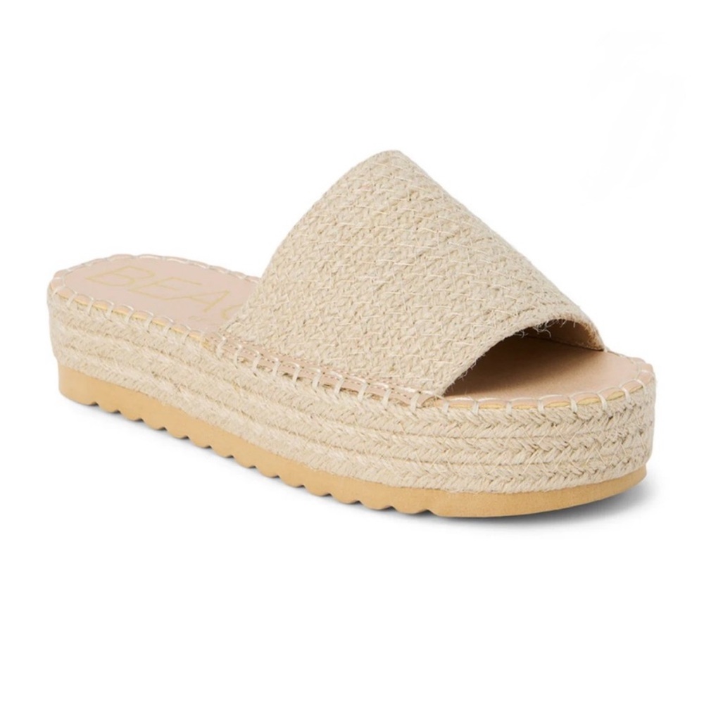 NWOT Matisse Beach Espadrille Slide Sandals - Picture 2 of 8